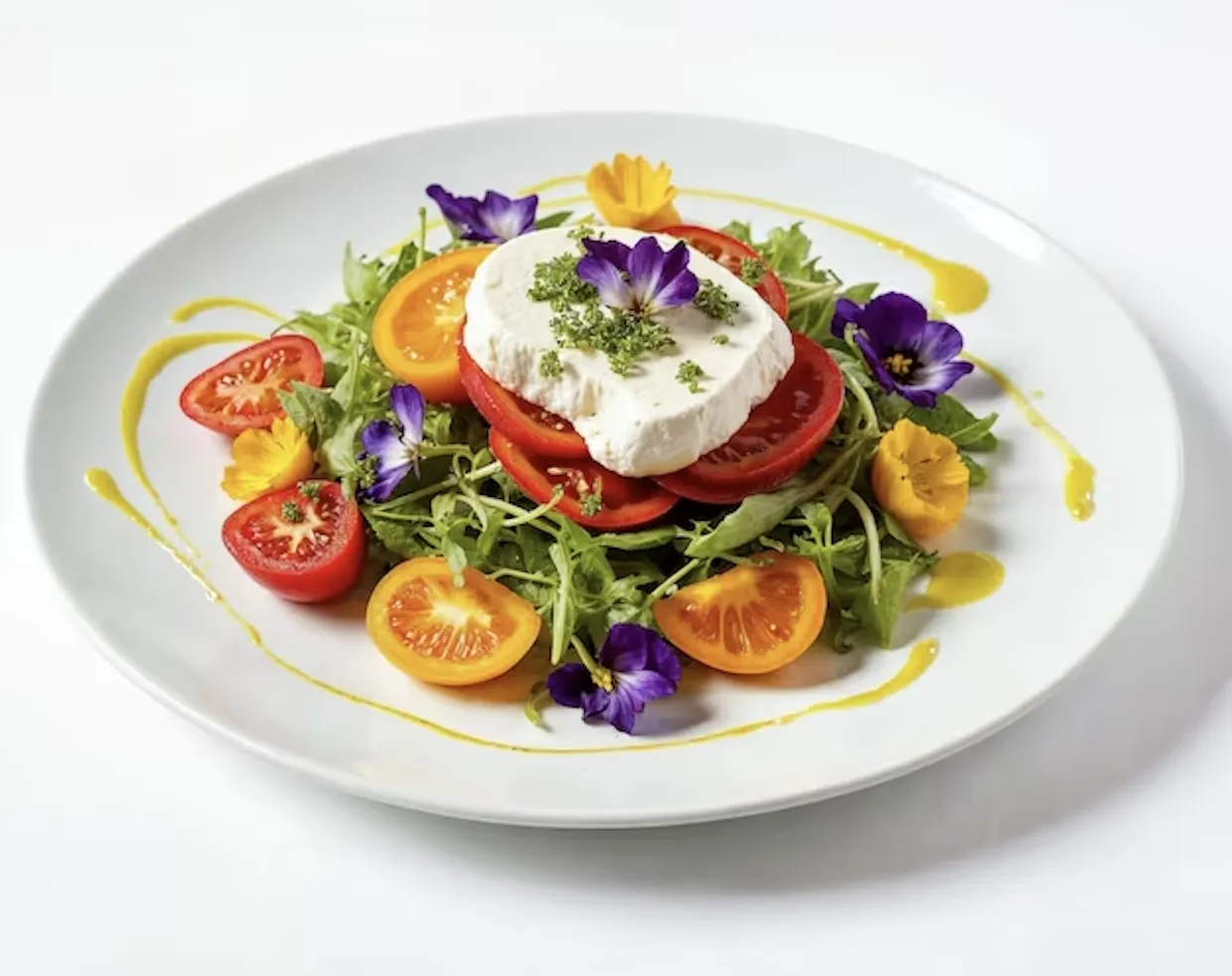 Photo originale du plat - Burrata
